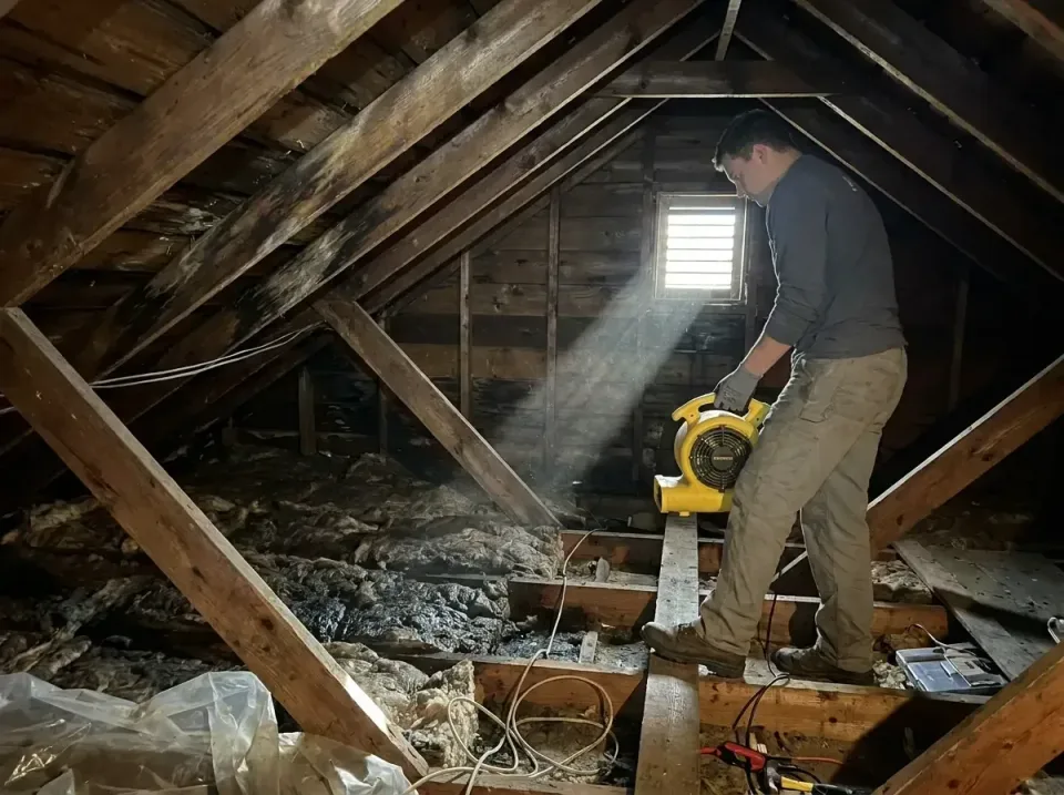 attic-water-damage-drying-proc-007 — frequently asked questions, Emergency Water Extraction & 24/7 Flood Response in Junctio…